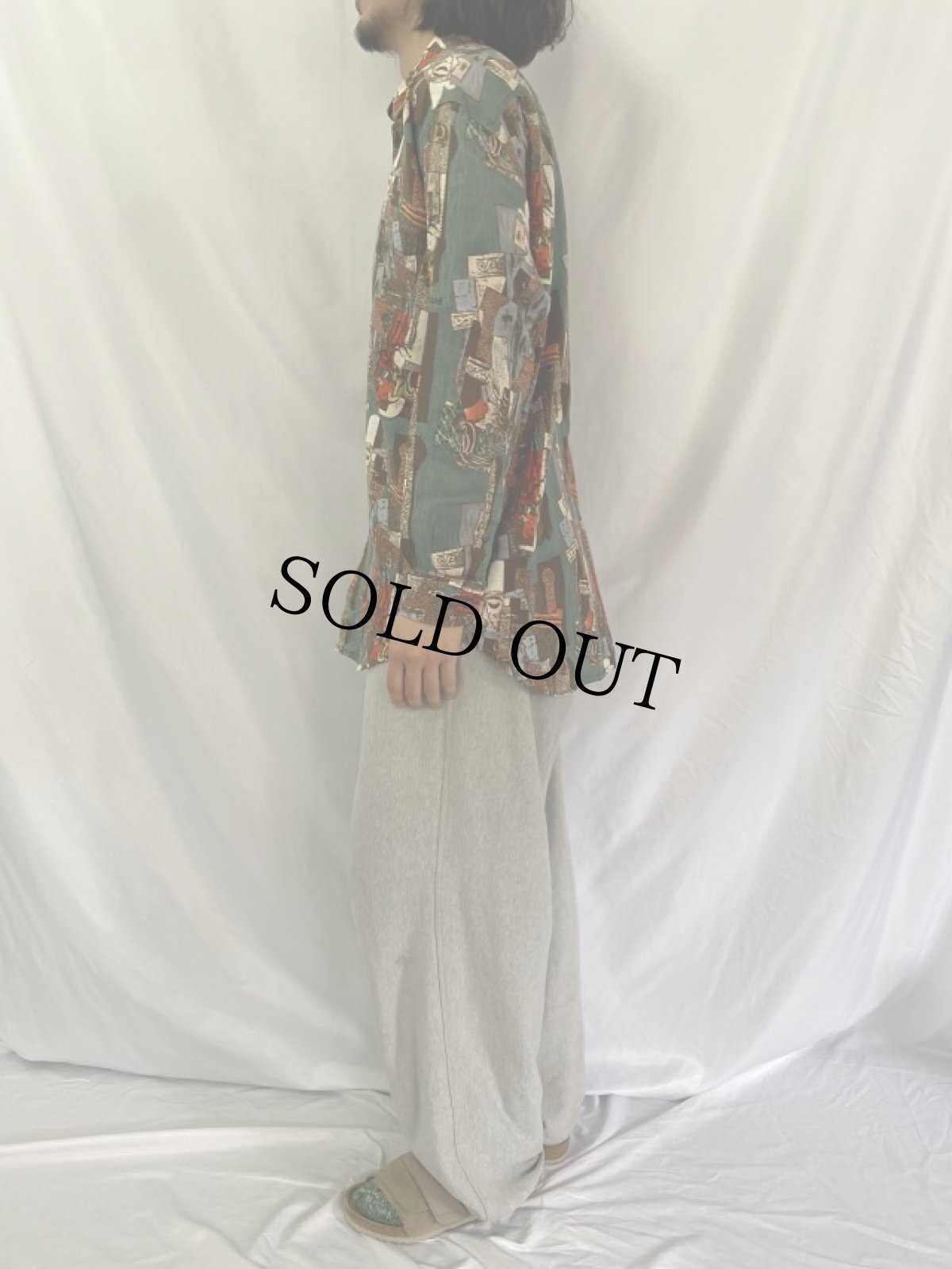 画像3: Picasso アート総柄 シャツ (3)