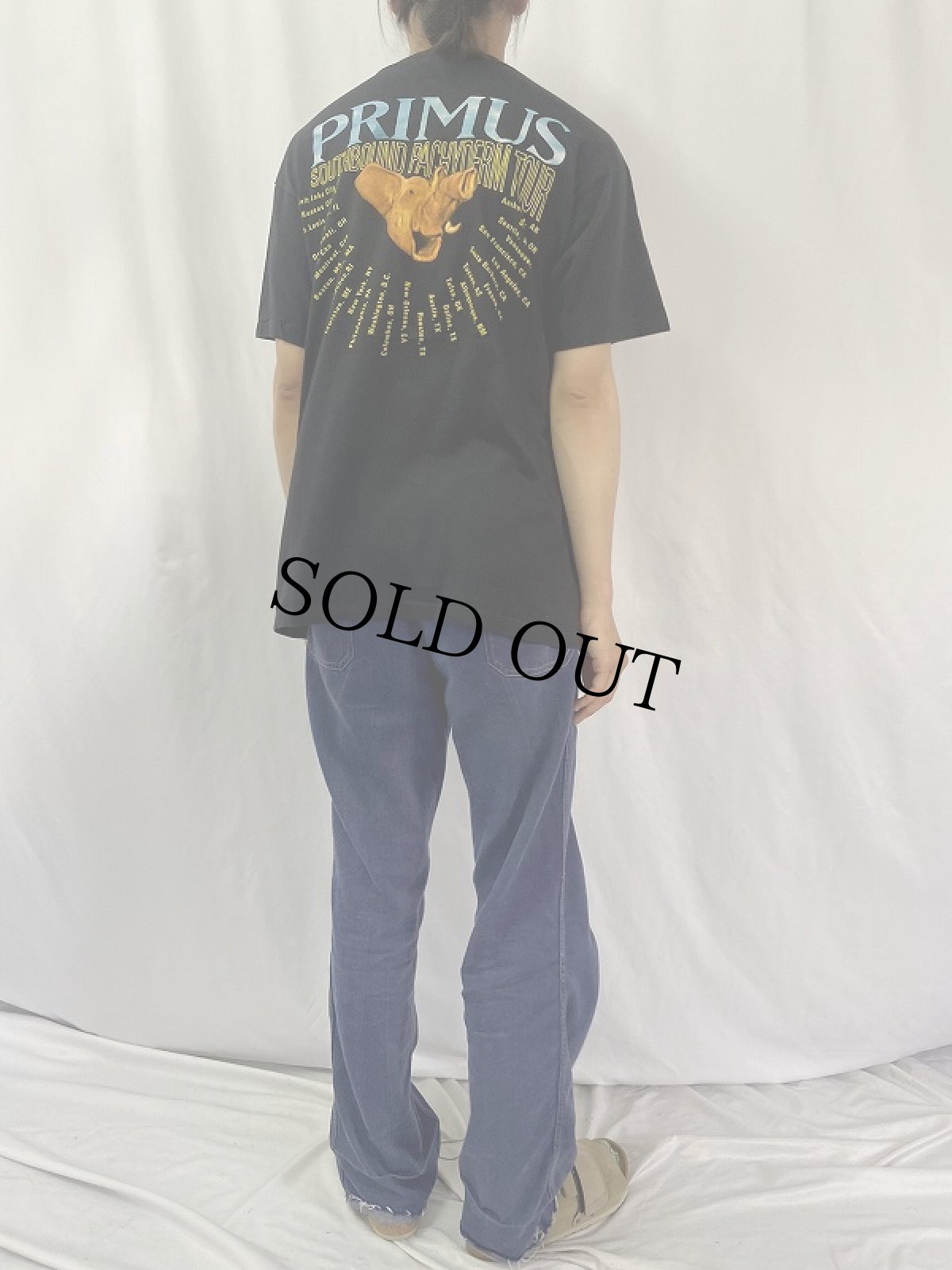 画像4: 90's PRIMUS USA製 "SOUTHBOUND PACHYDERM TOUR" オルタナティヴロックバンドプリントTシャツ BLACK XL (4)