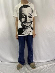 画像2: 90's "DEAD SILENCE" 手刷り 大判プリントTシャツ XL (2)