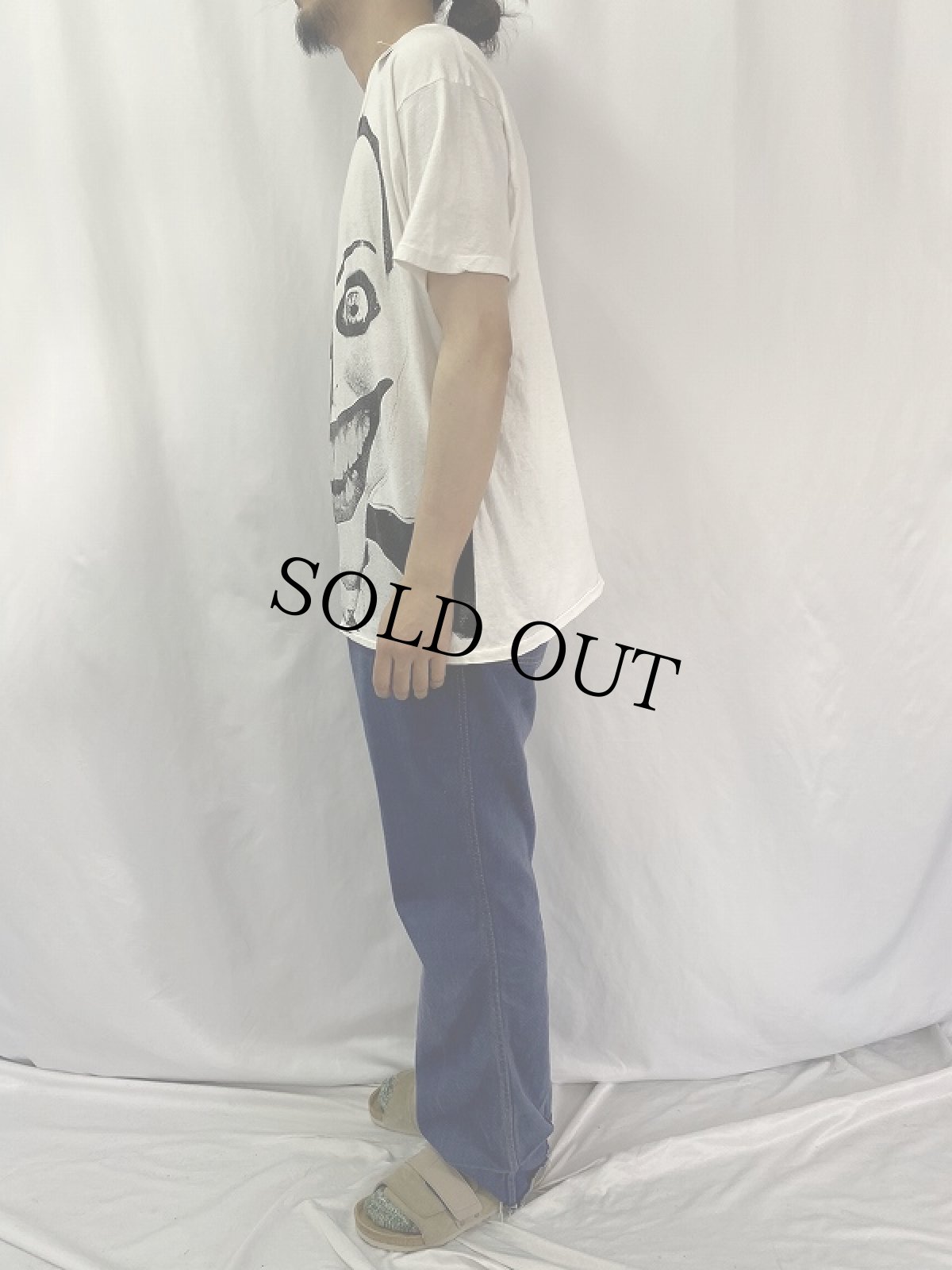 画像3: 90's "DEAD SILENCE" 手刷り 大判プリントTシャツ XL (3)