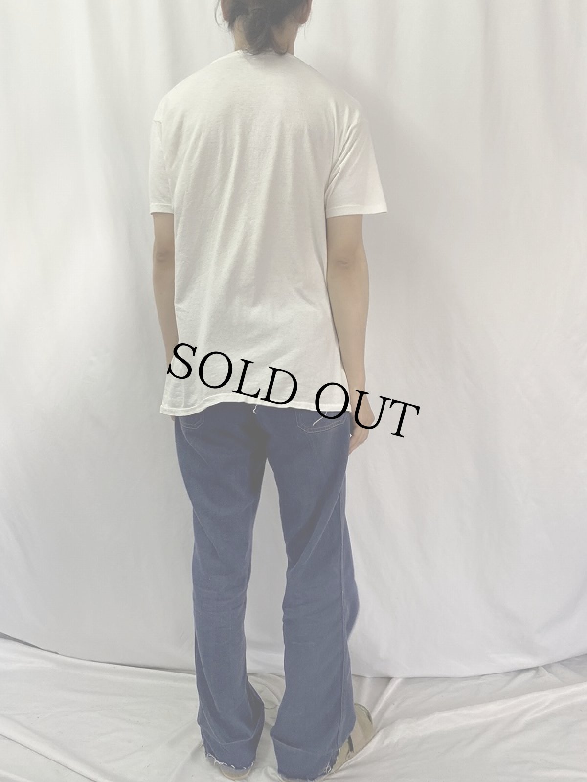 画像4: 90's "DEAD SILENCE" 手刷り 大判プリントTシャツ XL (4)