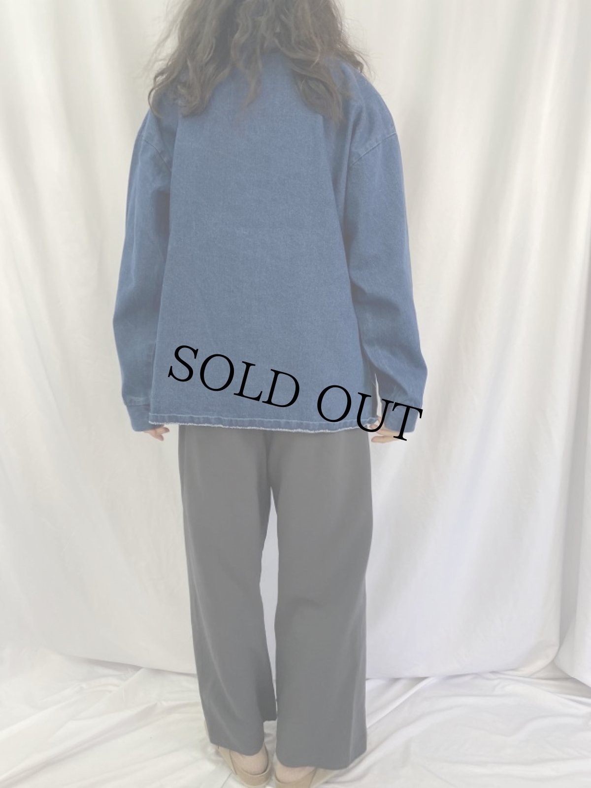 画像4: Lee Valley Smocks レースアップデニムスモック (4)