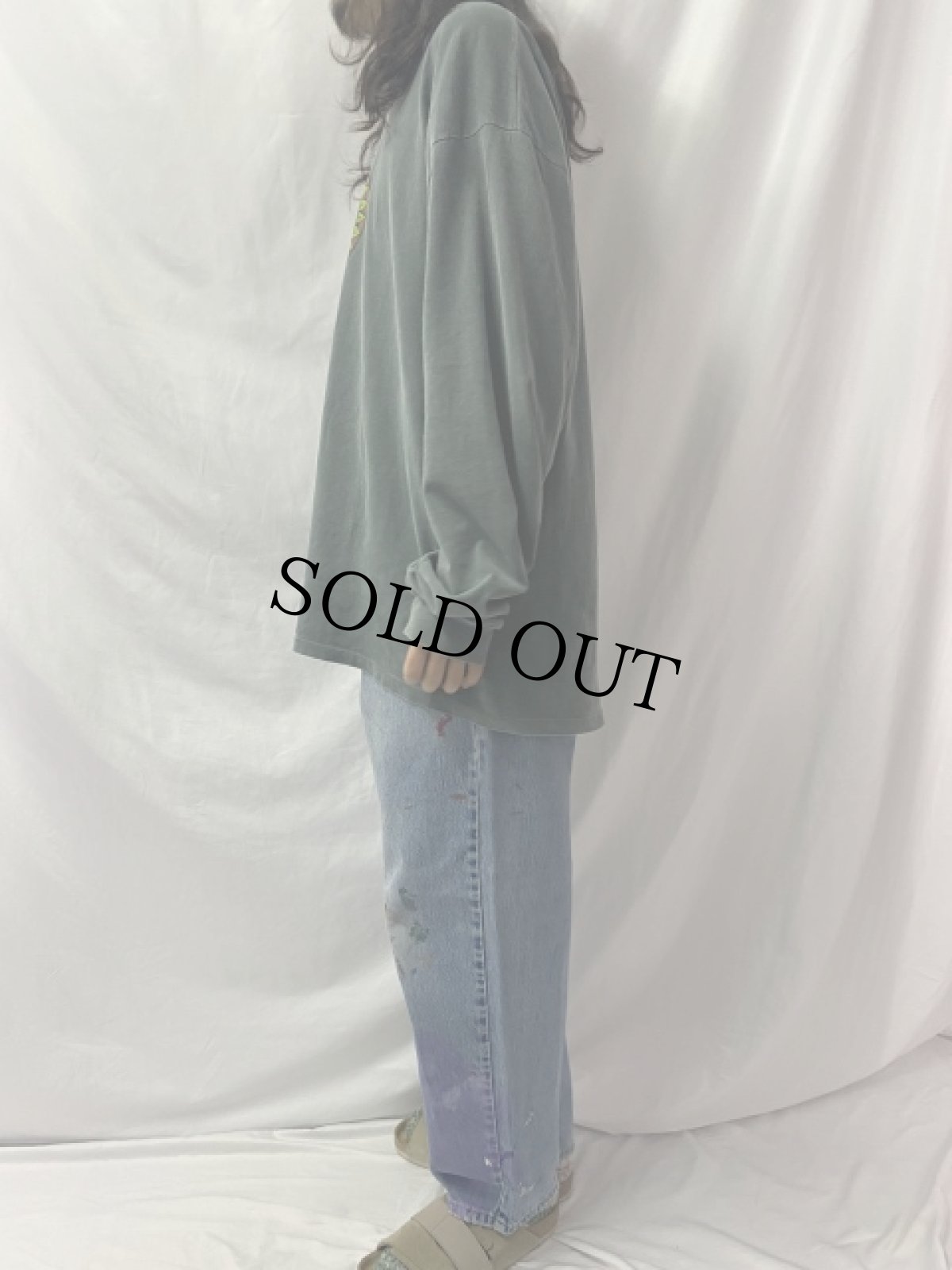 画像4: 90's Levi's SILVER TAB "BAGGY" ペンキペイント デニムパンツ W32 (4)