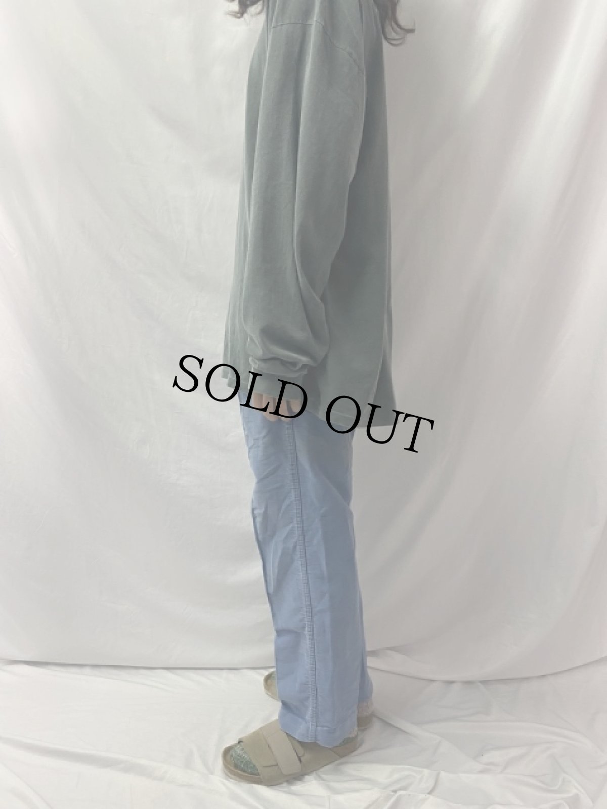 画像3: 50〜60's EURO モールスキン ワークパンツ W34 (3)