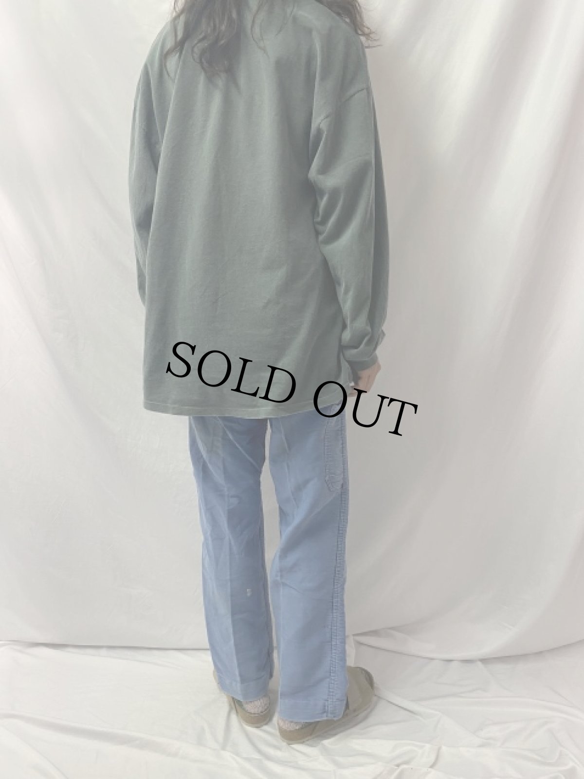 画像4: 50〜60's EURO モールスキン ワークパンツ W34 (4)