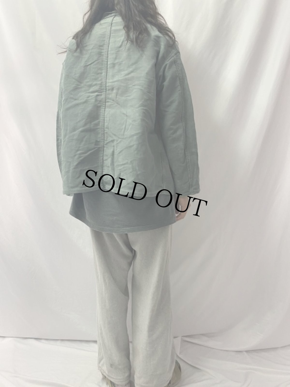 画像4: 50's モールスキン スタンドカラーカバーオール (4)