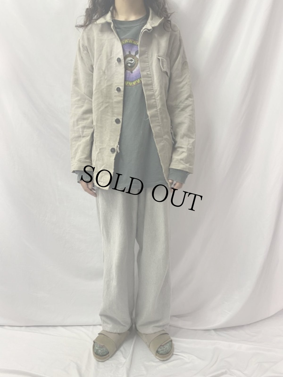 画像2: EURO モールスキン カバーオール (2)