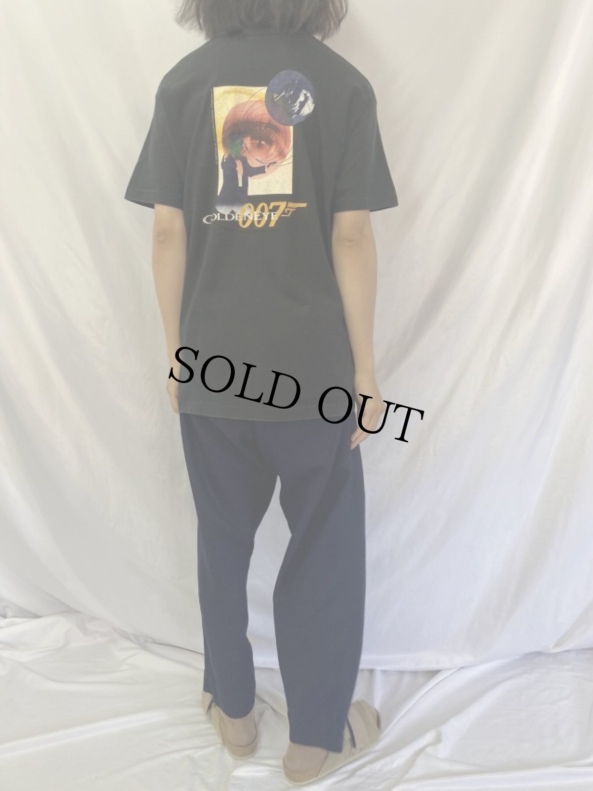 画像4: 90's 007/GOLDENEYE USA製 アクション映画プリントTシャツ L (4)