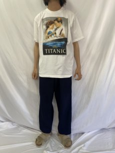 画像2: 90's TITANIC ロマンス映画プリントTシャツ L (2)