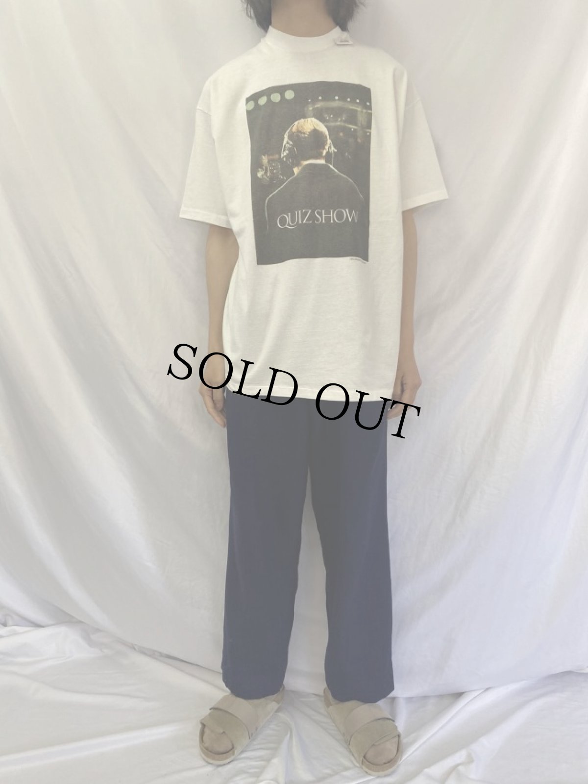 画像2: 90's QUIZ SHOW USA製 ドキュメンタリー映画プリントTシャツ XL (2)