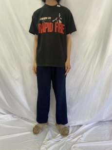 画像2: 90's RAPID FIRE "BRANDON LEE" アクション映画プリントTシャツ (2)