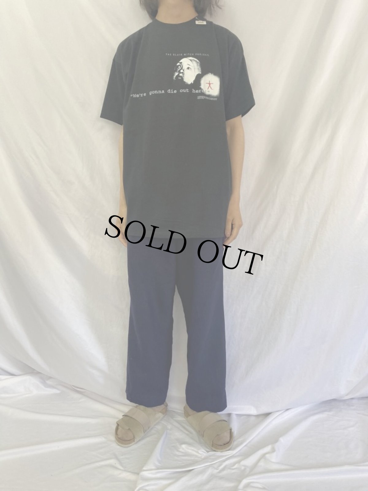 画像2: 90's The Blair Witch Project ホラー映画プリントTシャツ XL (2)