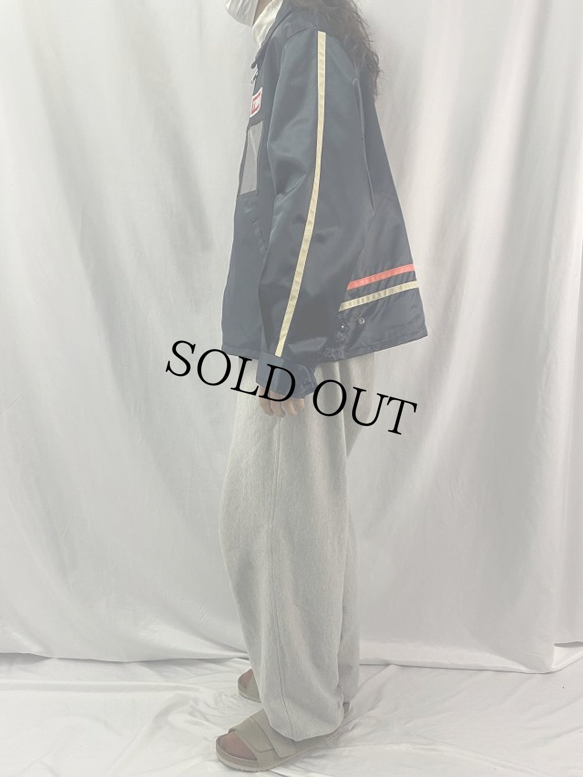 画像3: 80's Amazon SPORTSWEAR USA製 "TWA" タイタンクロス ジップワークジャケット XL (3)