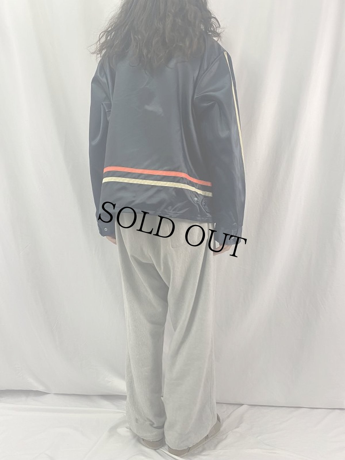 画像4: 80's Amazon SPORTSWEAR USA製 "TWA" タイタンクロス ジップワークジャケット XL (4)