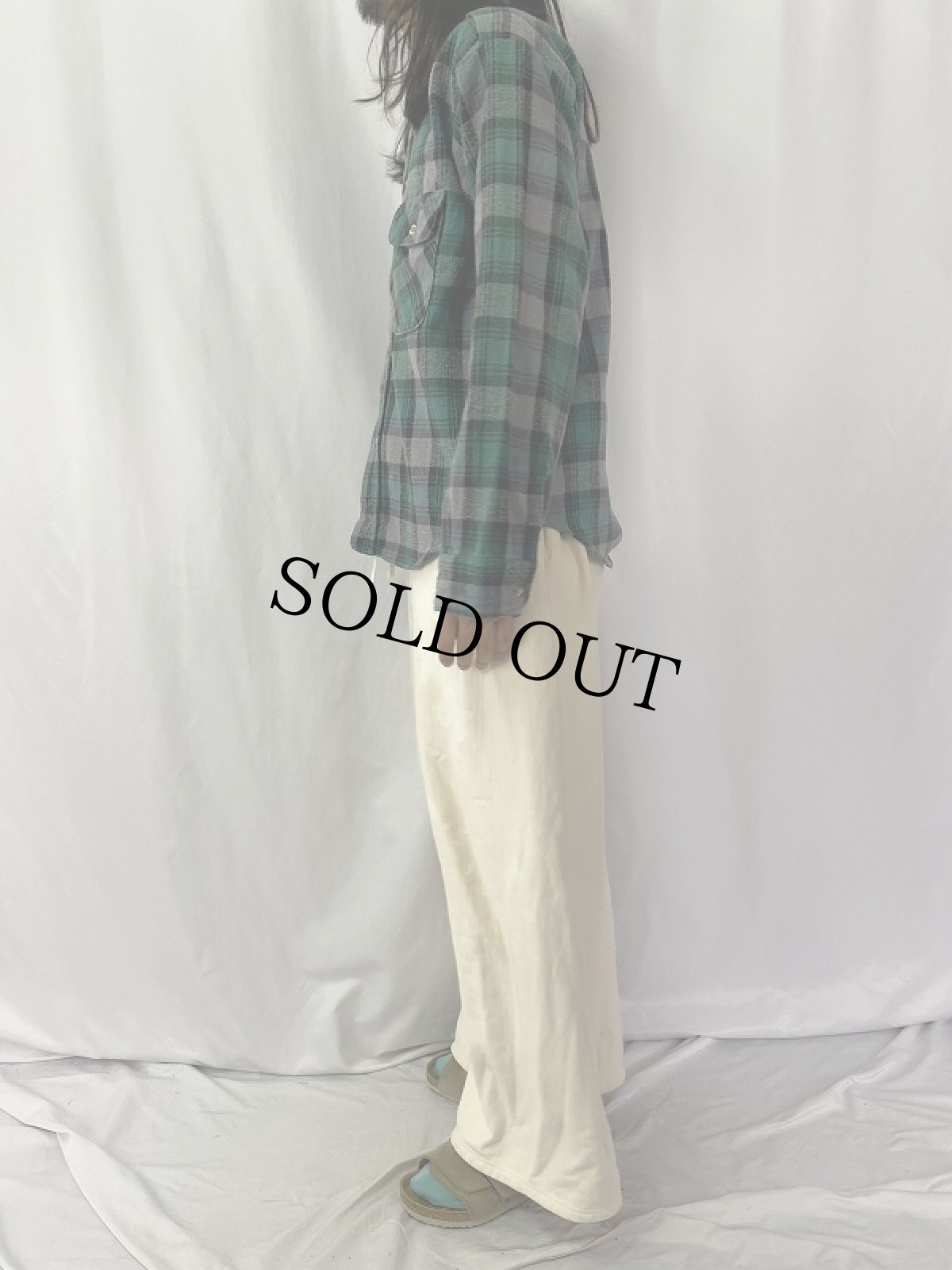 画像3: 90's FIVE BROTHER USA製 チェック柄 ヘビーネルシャツ 5XL (3)