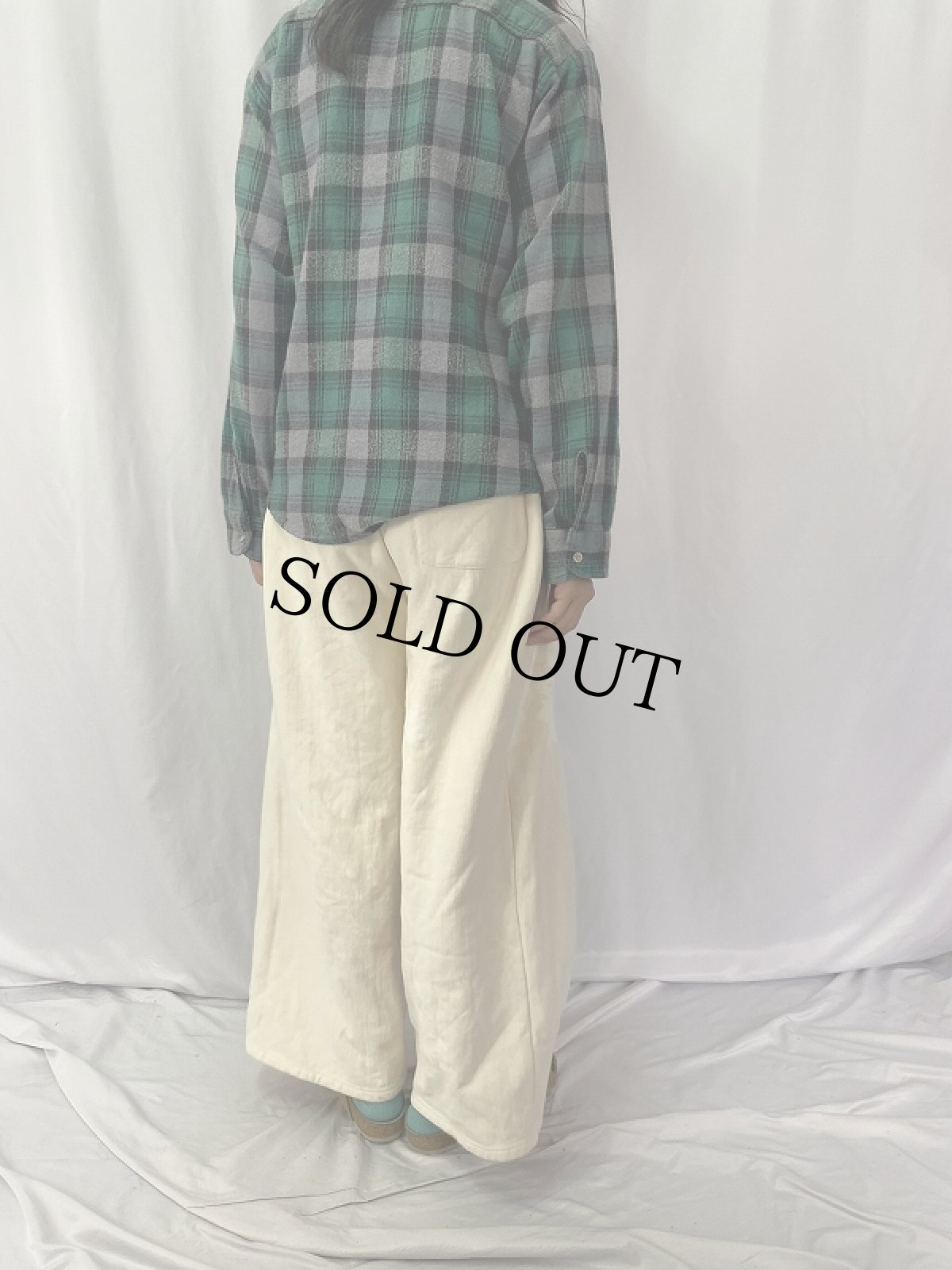 画像4: 90's FIVE BROTHER USA製 チェック柄 ヘビーネルシャツ 5XL (4)