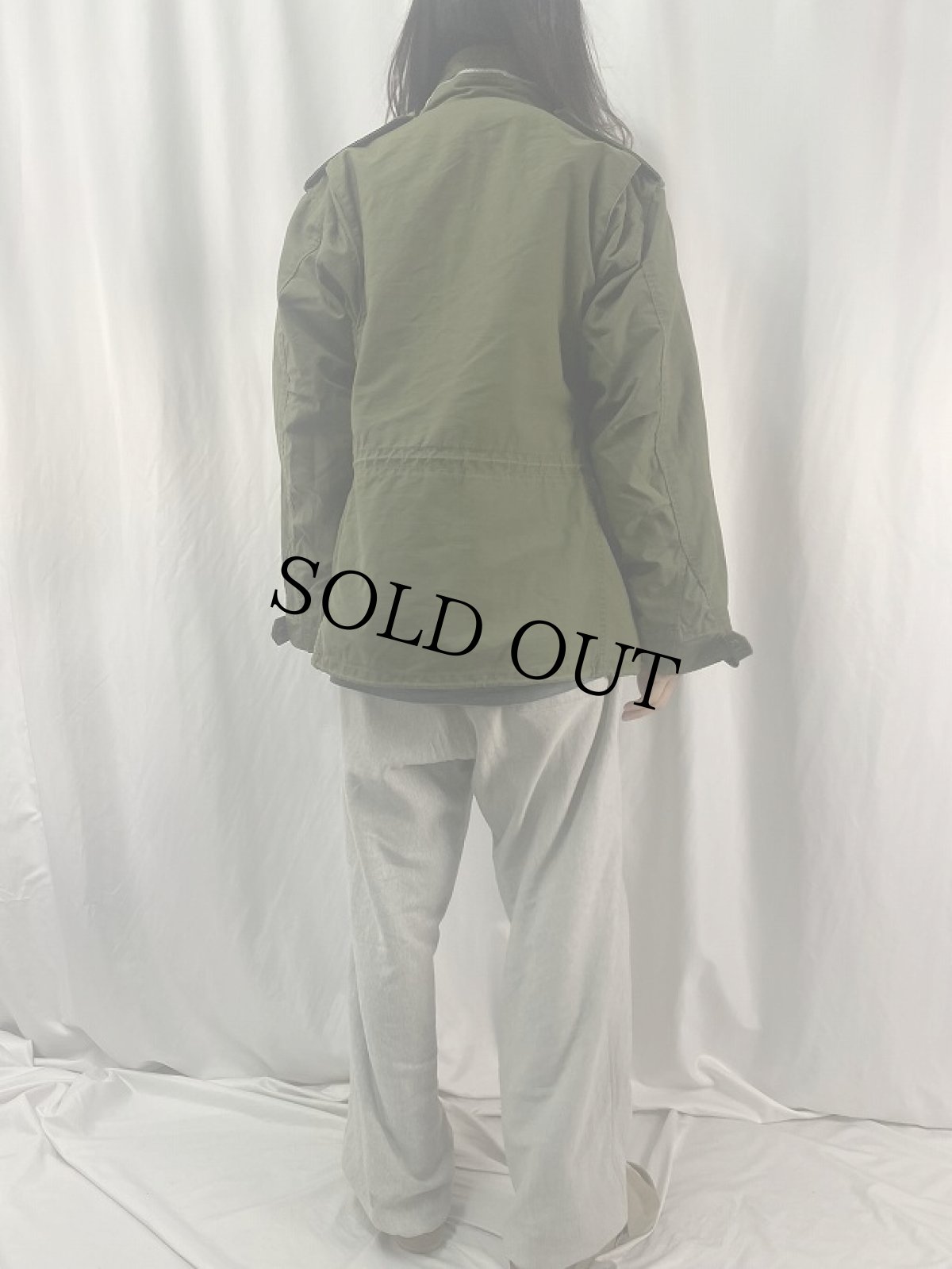 画像4: 60's U.S.MILITARY M-65 フィールドジャケット 3rd REGULAR-MEDIUM (4)