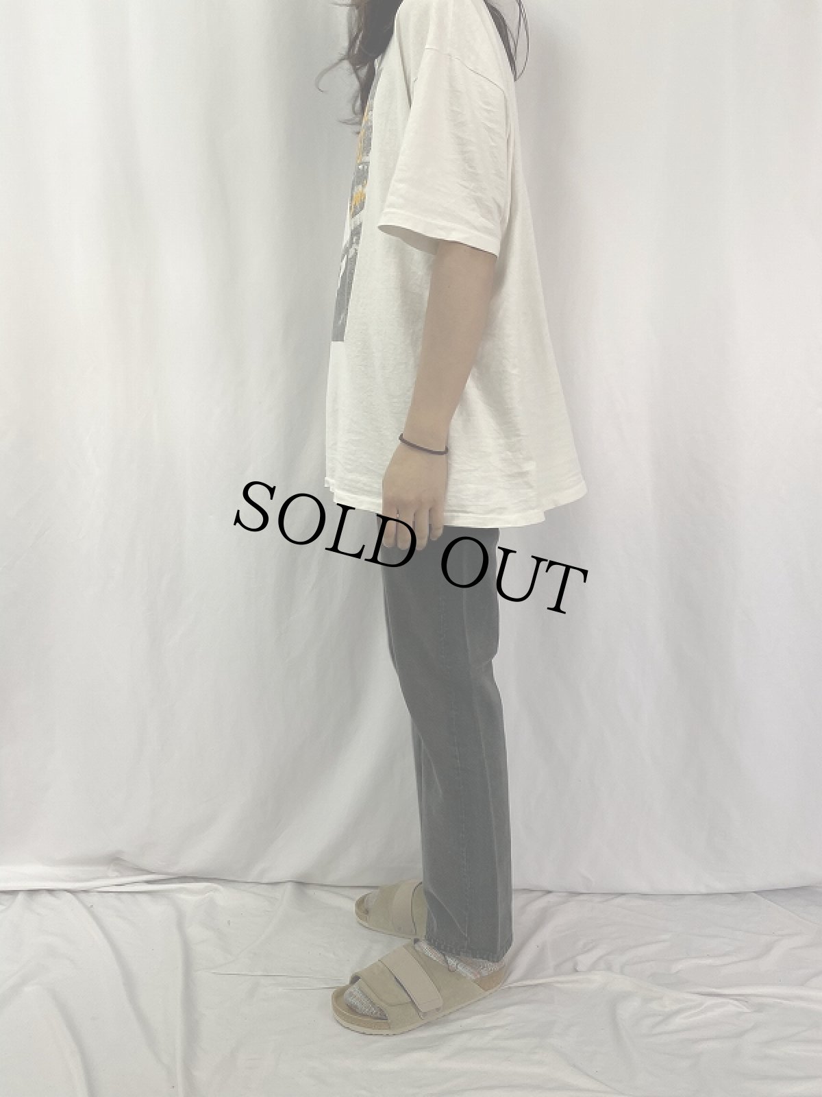 画像3: 90's Levi's 501 USA製 "サルファブラック" ブラックデニムパンツ W27 (3)