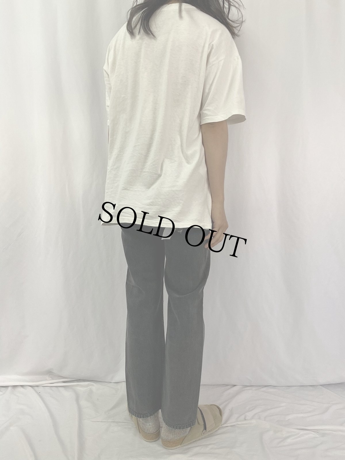 画像4: 90's Levi's 501 USA製 "サルファブラック" ブラックデニムパンツ W27 (4)