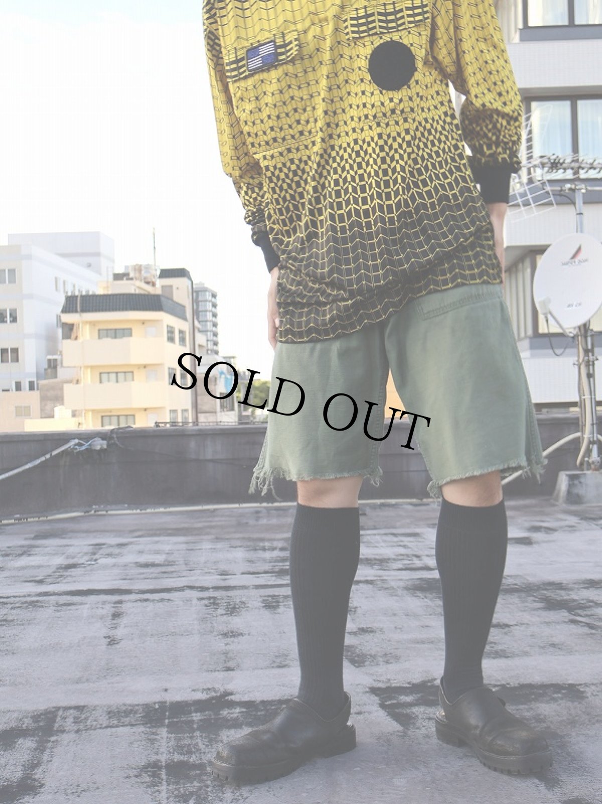 画像1: 60's U.S.ARMY カットオフベイカーパンツ W28 (1)