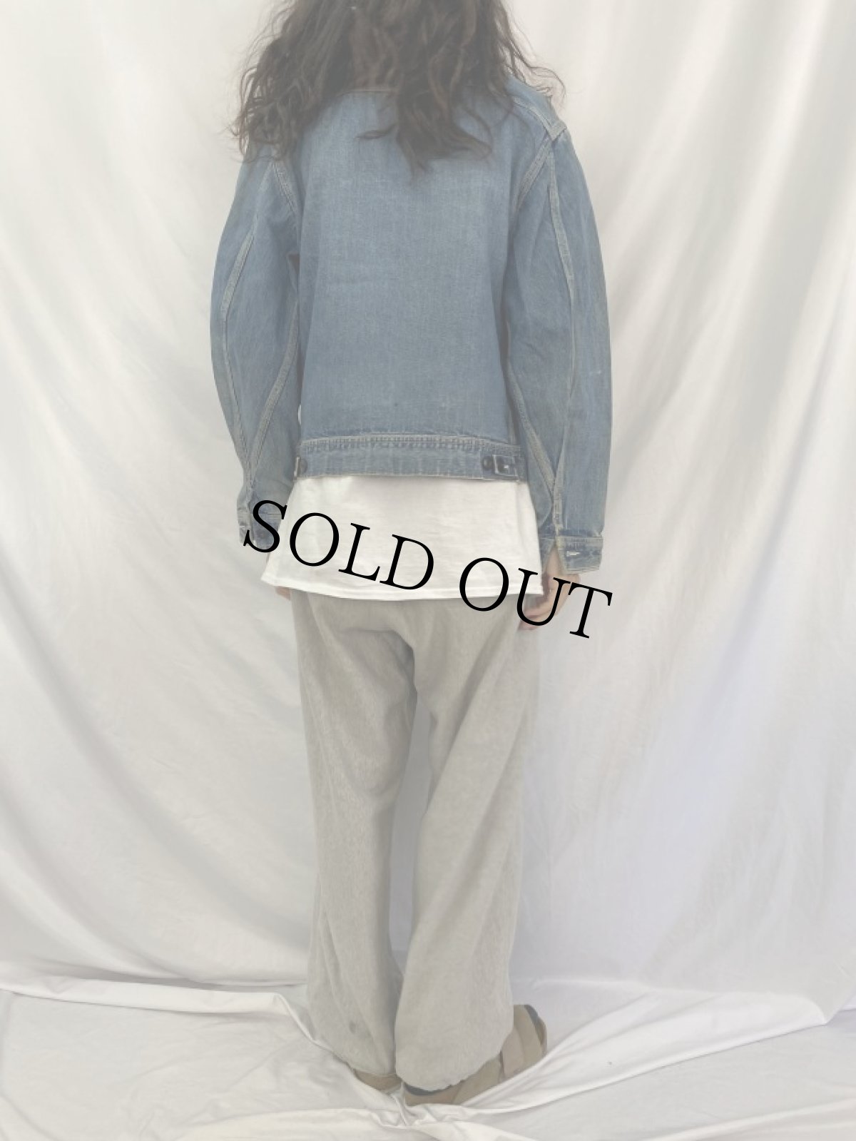 画像4: 70's Lee 91-B USA製 "JELT DENIM" デニムジャケット SIZE40R (4)