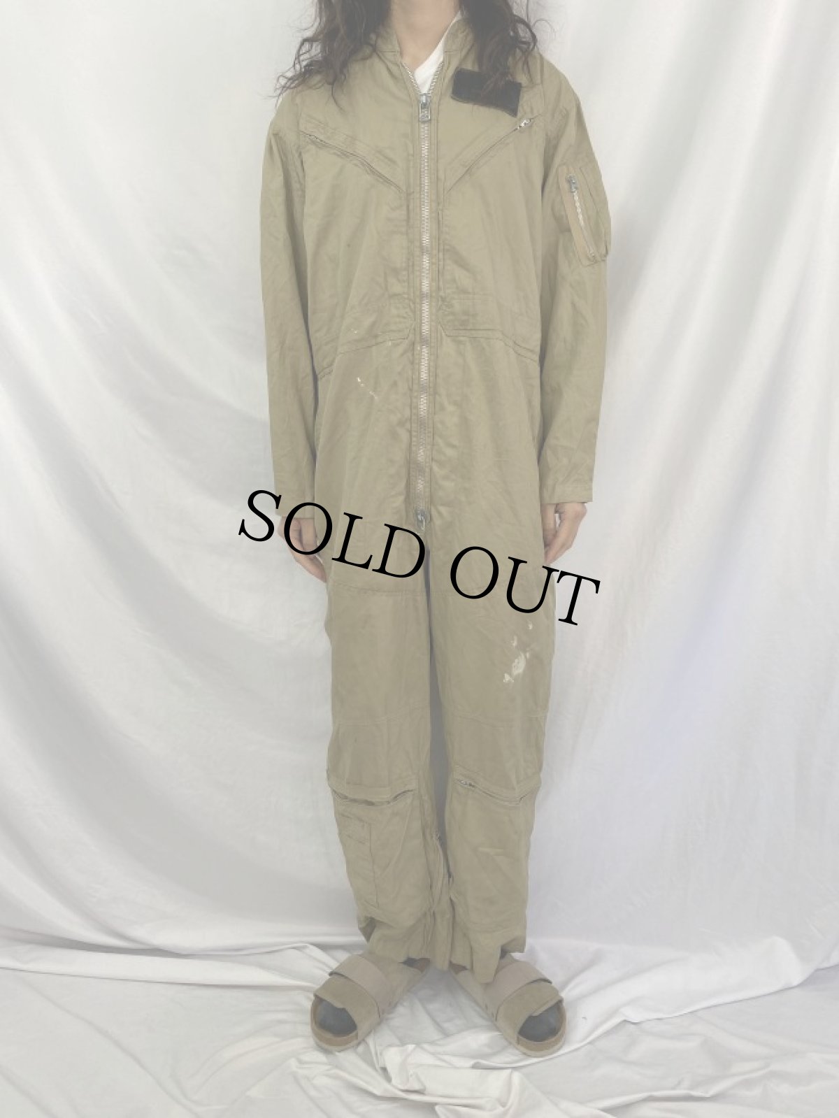 画像2: 50's BUAER-U.S.NAVY サマーフライトスーツ SIZE44R (2)