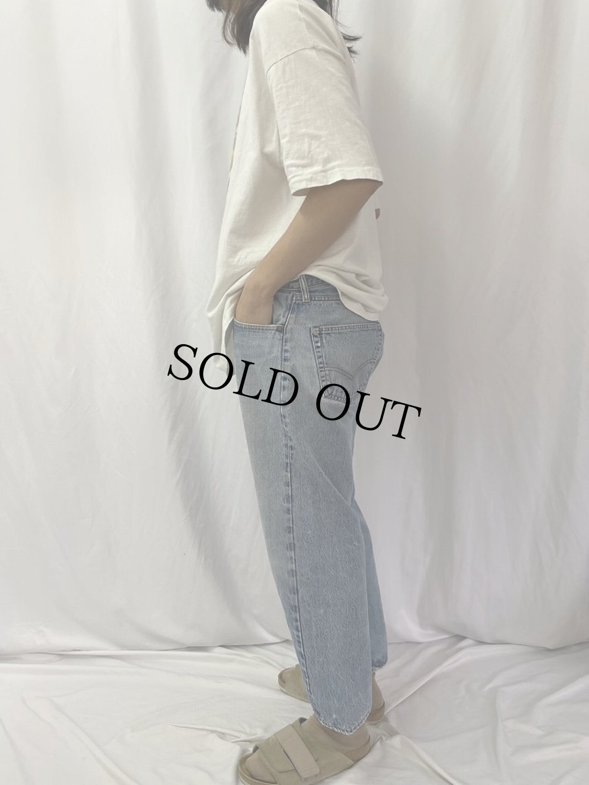 画像3: 80's Levi's 501 USA製 RED LINE デニムパンツ W35 (3)