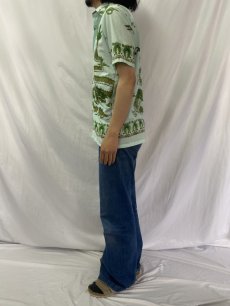 画像3: 【SALE】 70's 龍柄 半袖シャツ M (3)