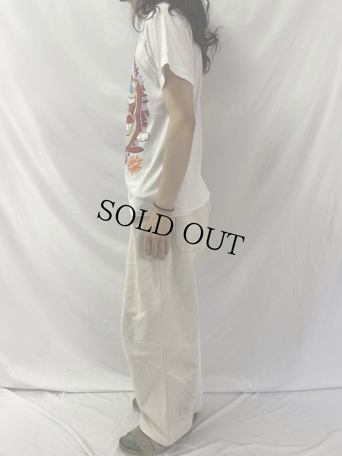 画像4: 90's The Ren and Stimpy Show USA製 キャラクタープリントTシャツ L (4)