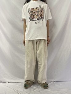 画像3: 90's "Jackson Pawlock" 画家パロディプリントTシャツ XL (3)