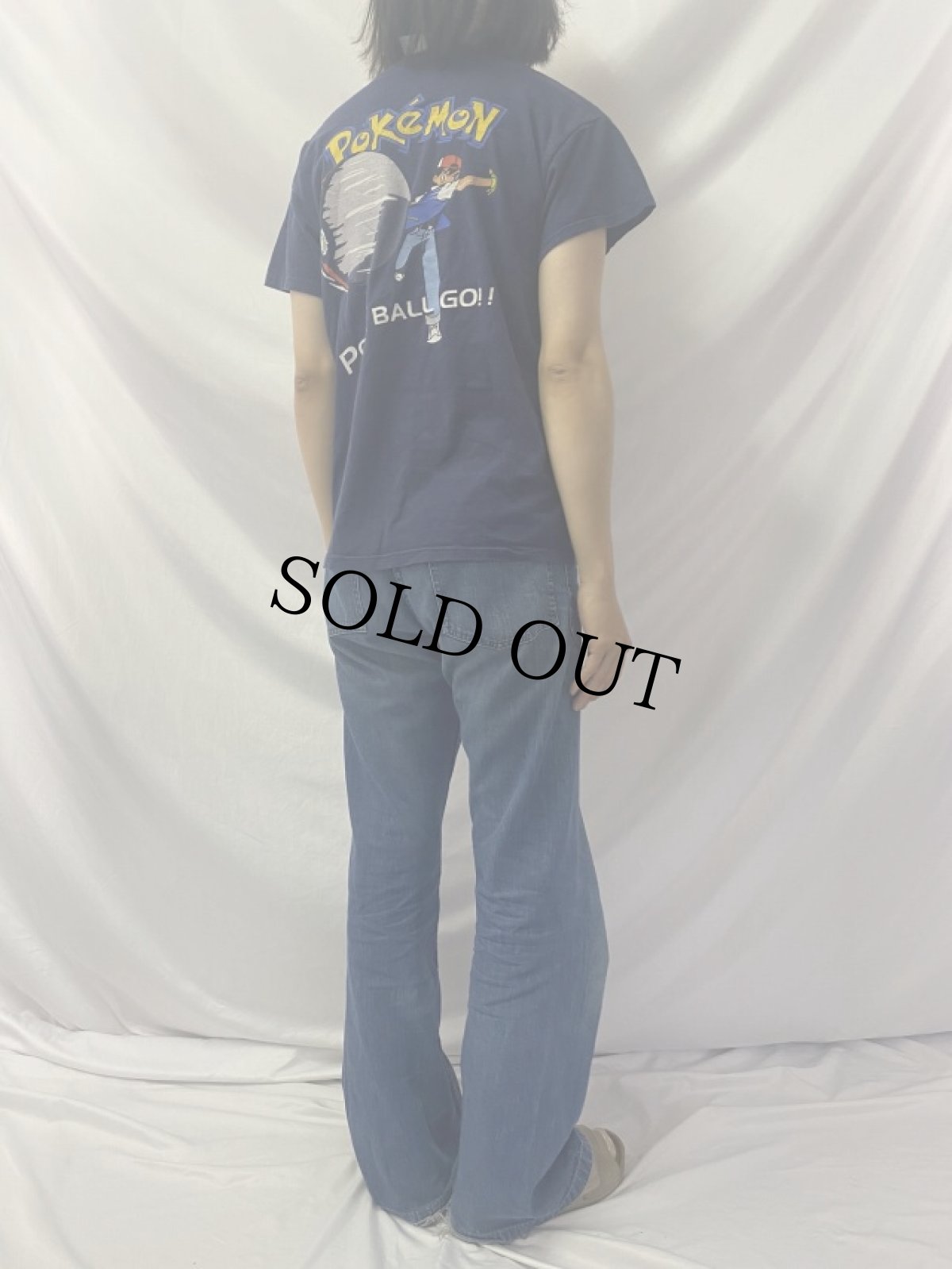 画像4: 90's Pokemon "POKE BALL GO!!" キャラクタープリントTシャツ XL (4)