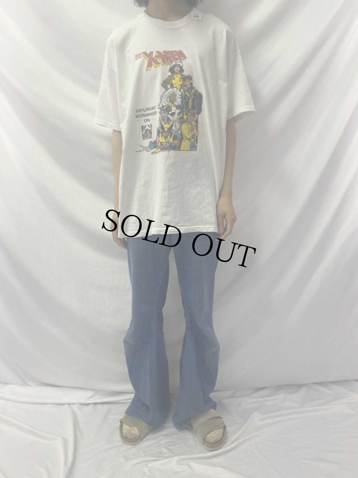 画像2: 90's MARVEL X-MEN アメコミプリントTシャツ XL (2)