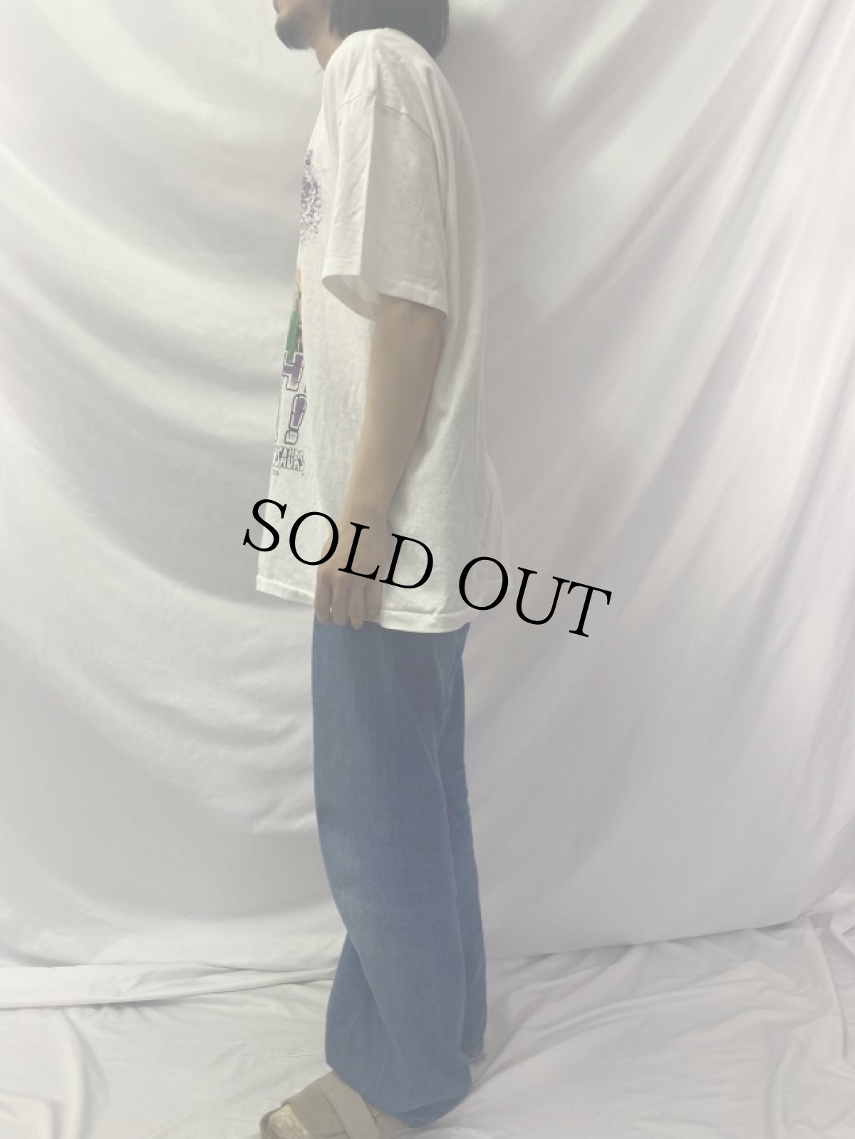 画像3: 90's Disney DINOSAURS USA製 キャラクター 発泡プリントTシャツ XL (3)