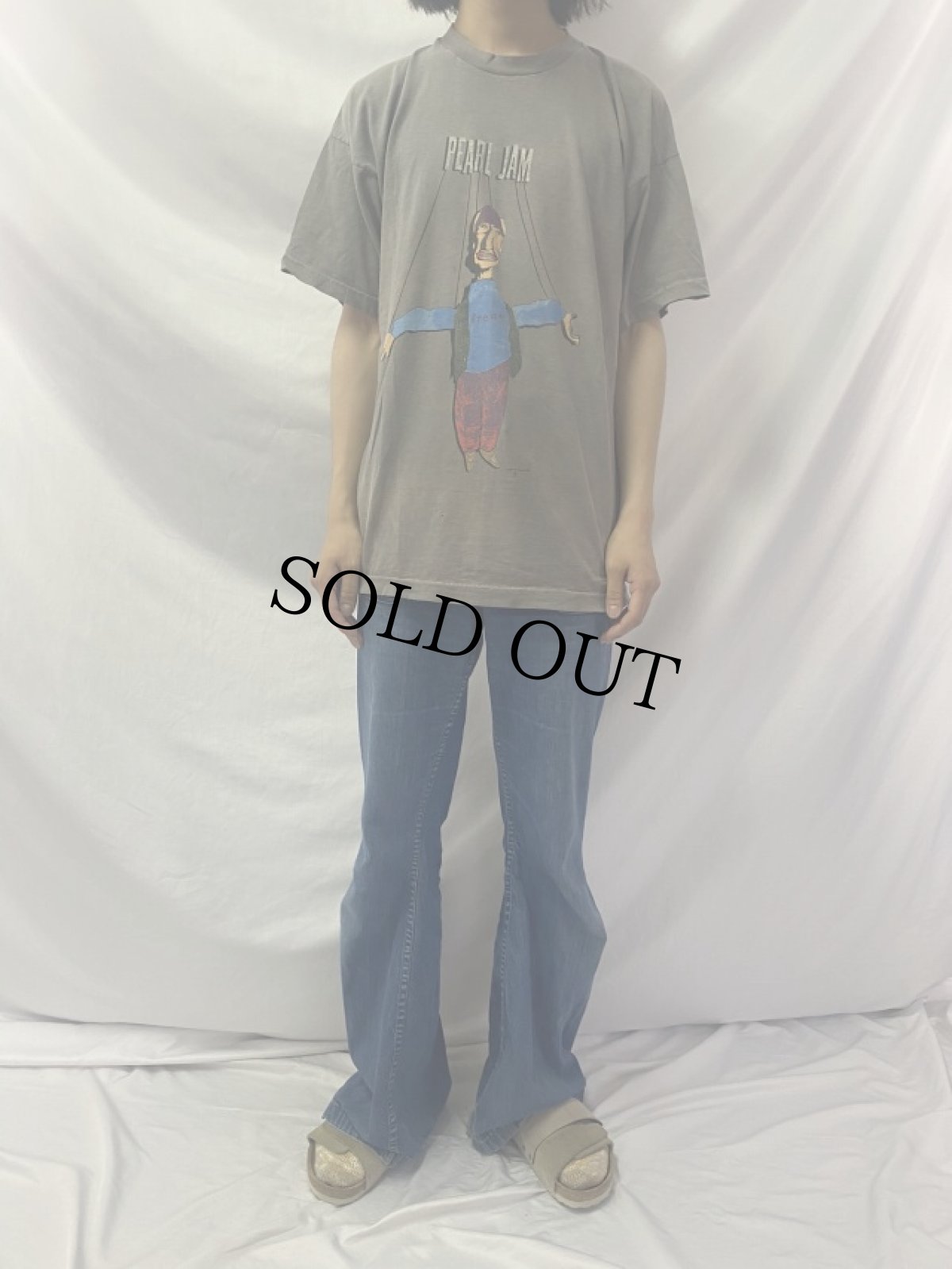 画像2: 90's PEARL JAM USA製 オルタナティヴロックバンドTシャツ XL (2)