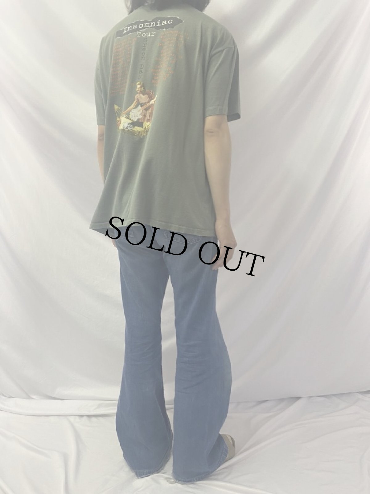 画像4: 90's Green Day USA製 "Insomniac" ロックバンドプリントTシャツ XL (4)