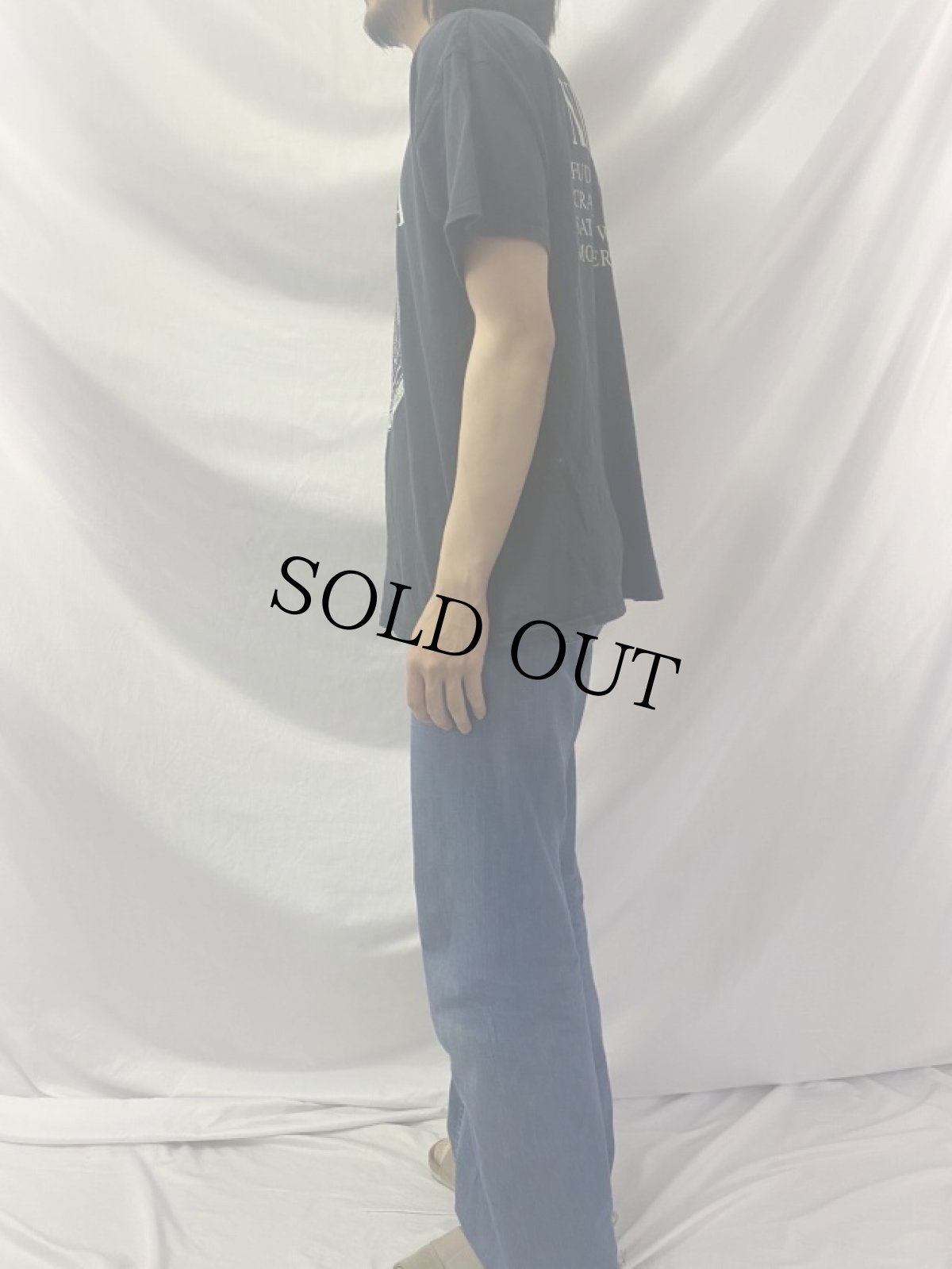 画像3: 90's NIRVANA サークル ロックバンドプリントTシャツ (3)