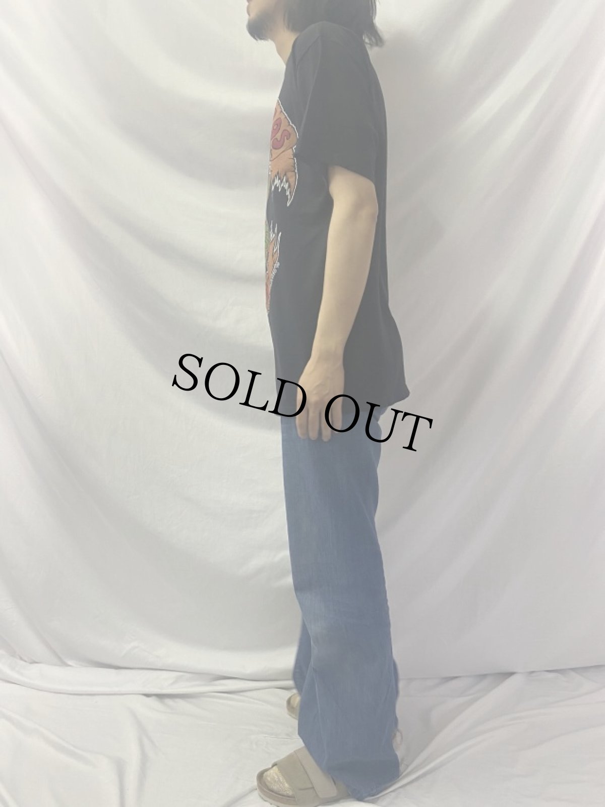 画像3: 90's METALLICA "LOADAPALOOZAS CREW" ヘヴィメタルバンド プリントTシャツ L (3)