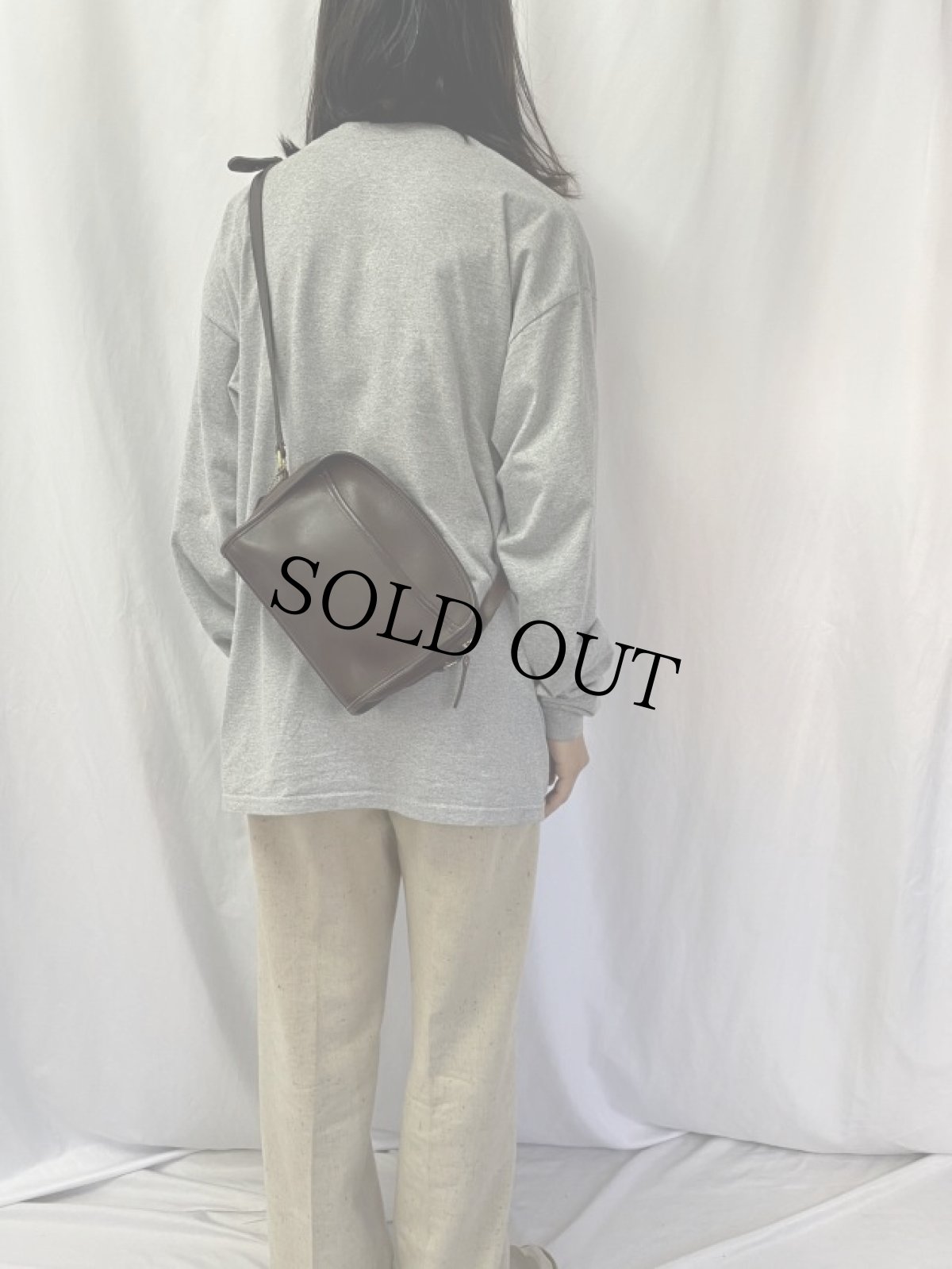 画像2: 90's COACH レザーショルダーバッグ BROWN (2)