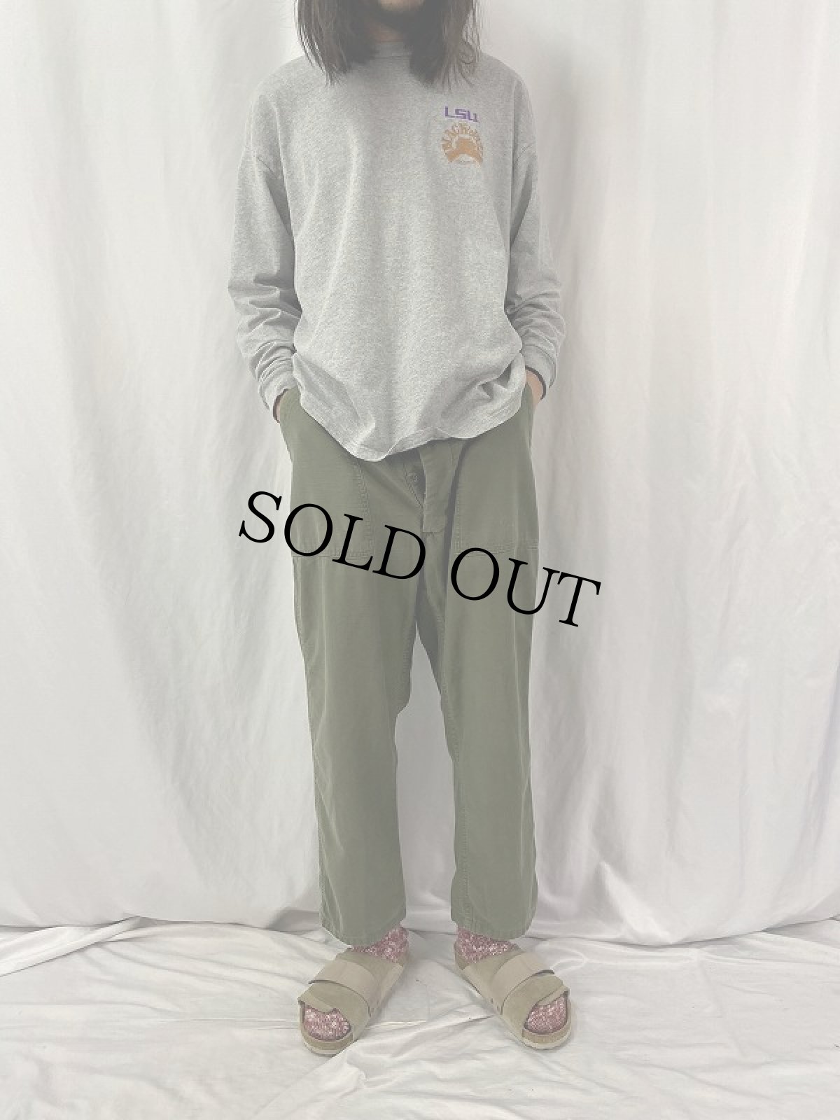 画像2: 70's U.S.ARMY ベイカーパンツ W35 (2)