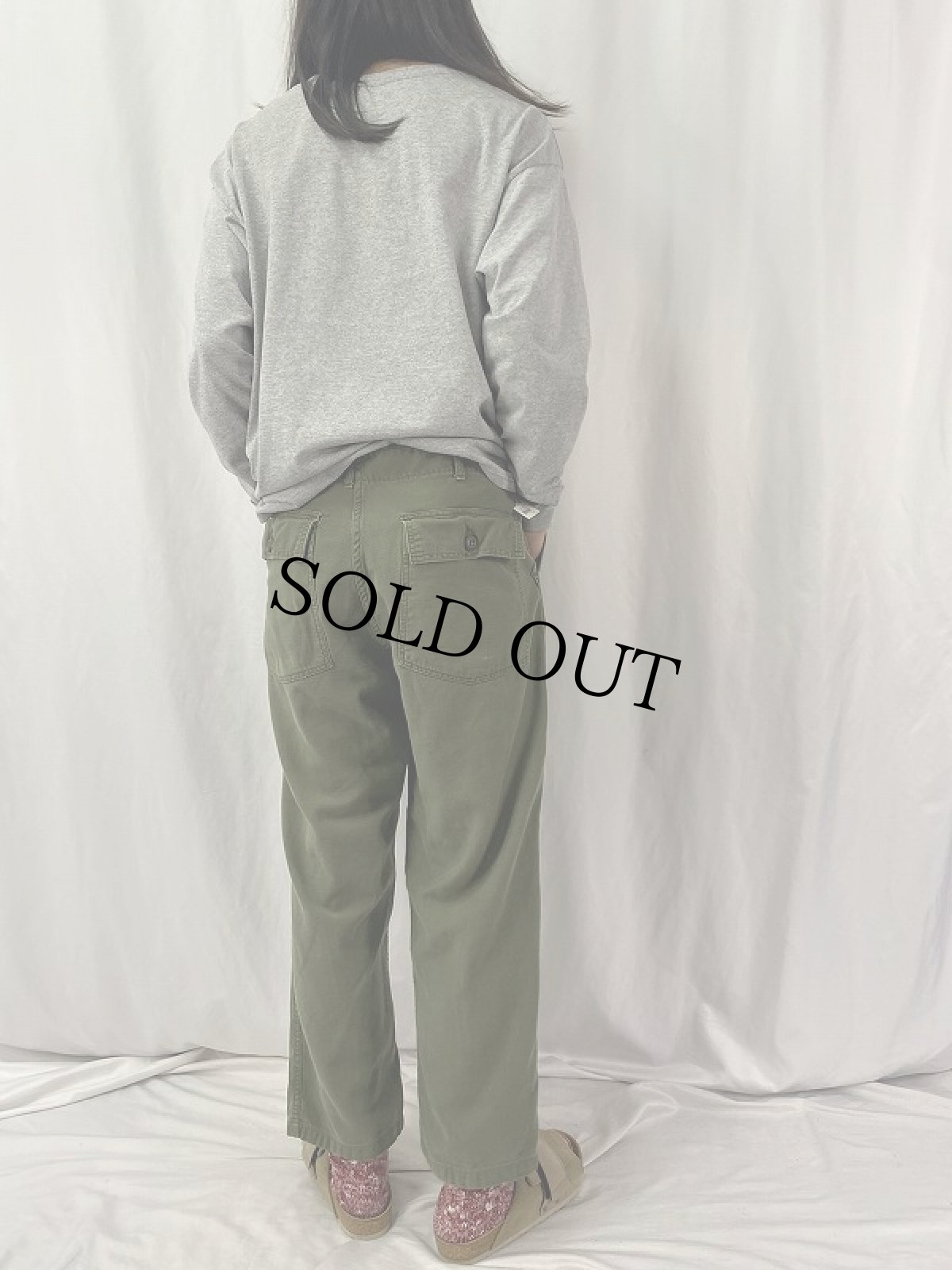 画像4: 70's U.S.ARMY ベイカーパンツ W35 (4)