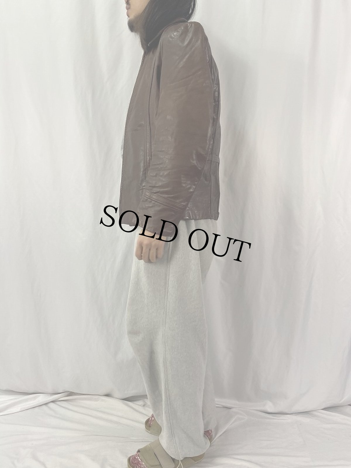 画像3: 60〜70's レザージャケット SIZE42 (3)