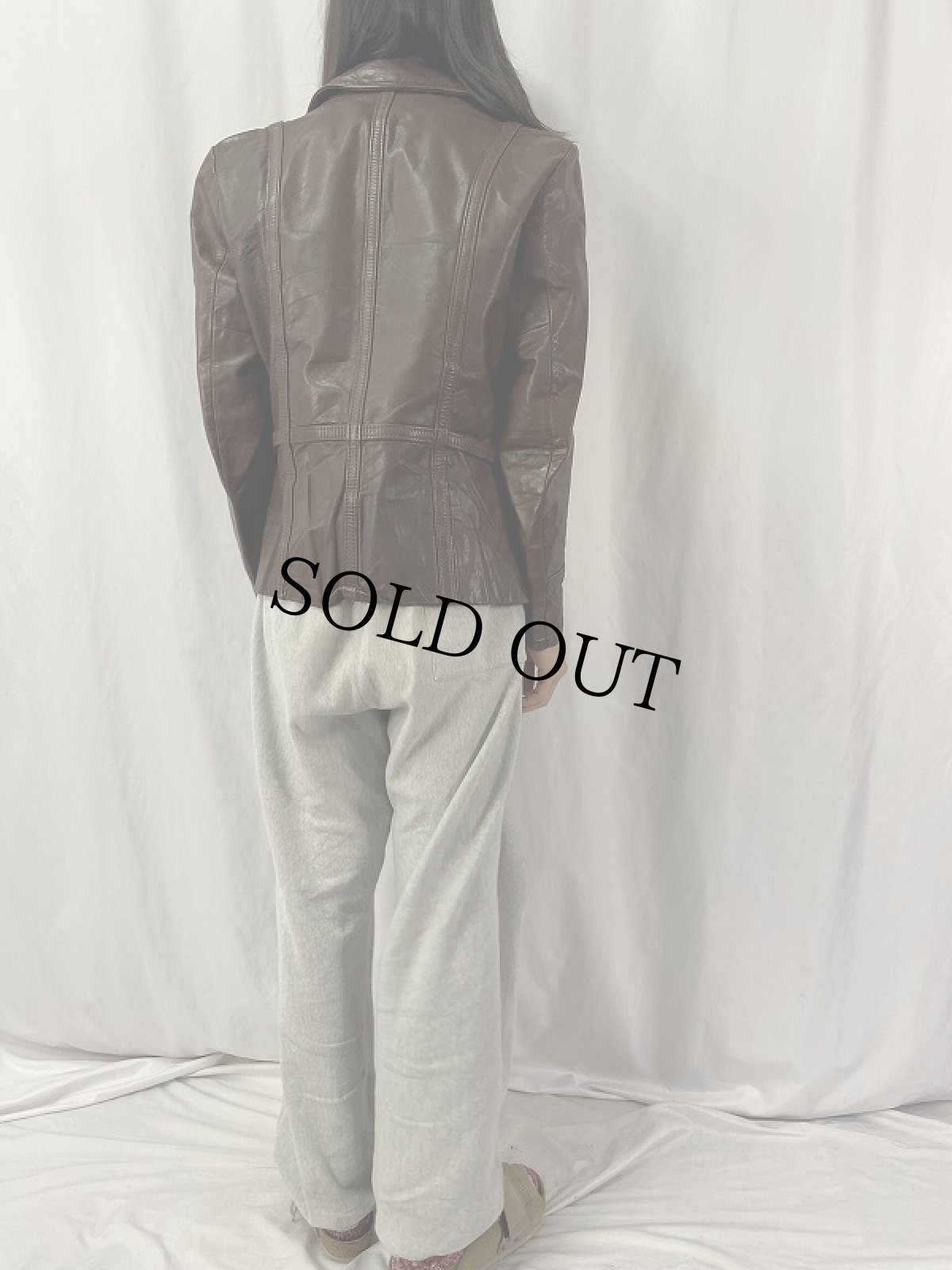 画像4: 60〜70's レザージャケット SIZE42 (4)