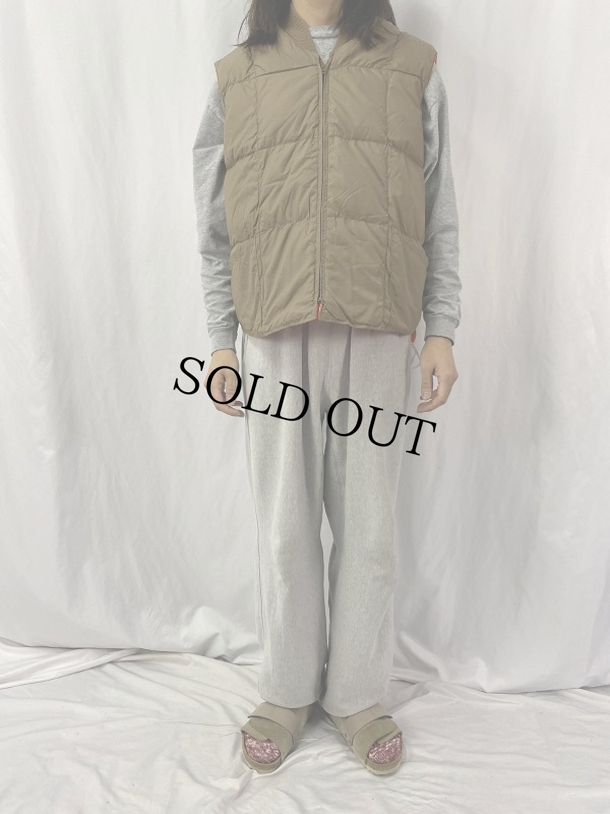 画像4: 70's USA製 リバーシブル ダウンベスト L (4)