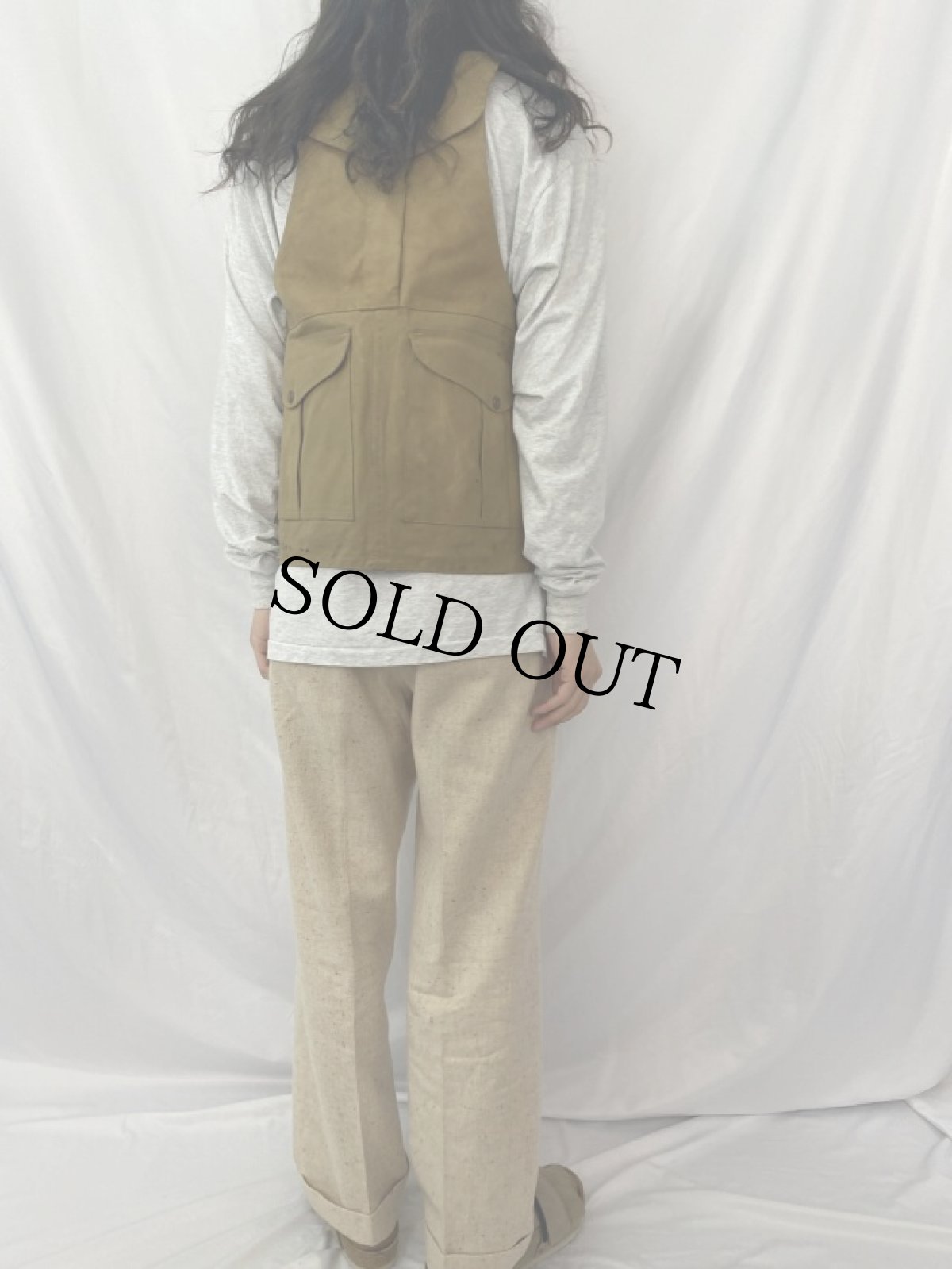 画像4: FILSON USA製 オイルフィニッシュハンティングベスト SM (4)