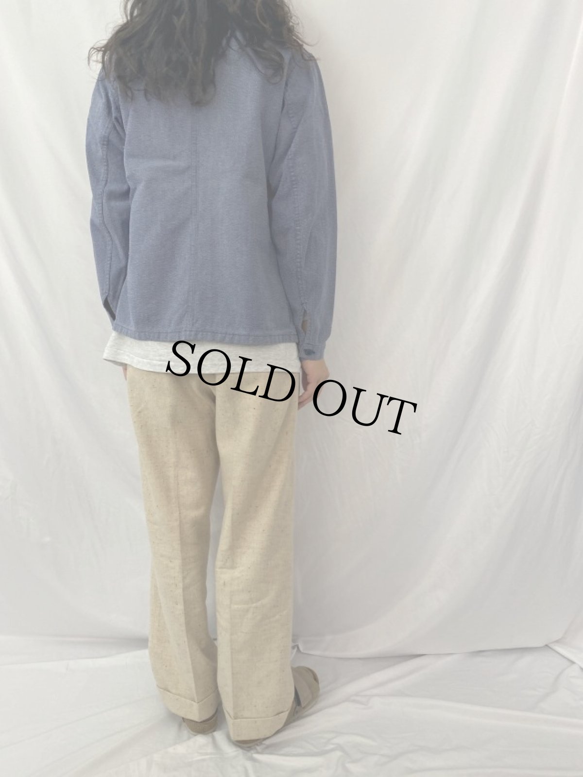 画像4: 70's EURO コットンツイル カバーオール SIZE50 (4)