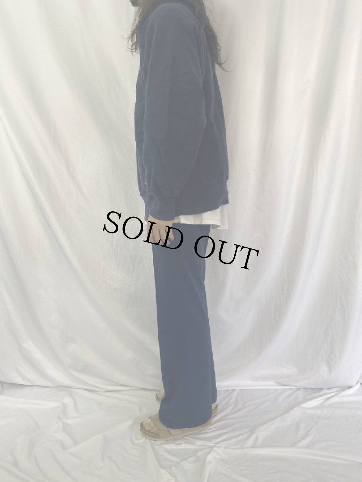 画像4: 80's Champion REVERSE WEAVE トリコタグ USA製 "NOTRE DAME" プリントスウェット XL (4)