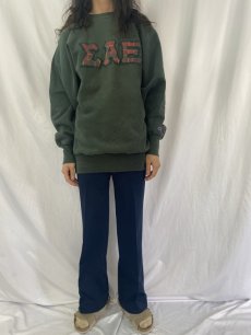 画像3: 90's Champion REVERSE WEAVE USA製 "ΣΑΕ" ギリシャ文字ワッペン スウェット XXL (3)