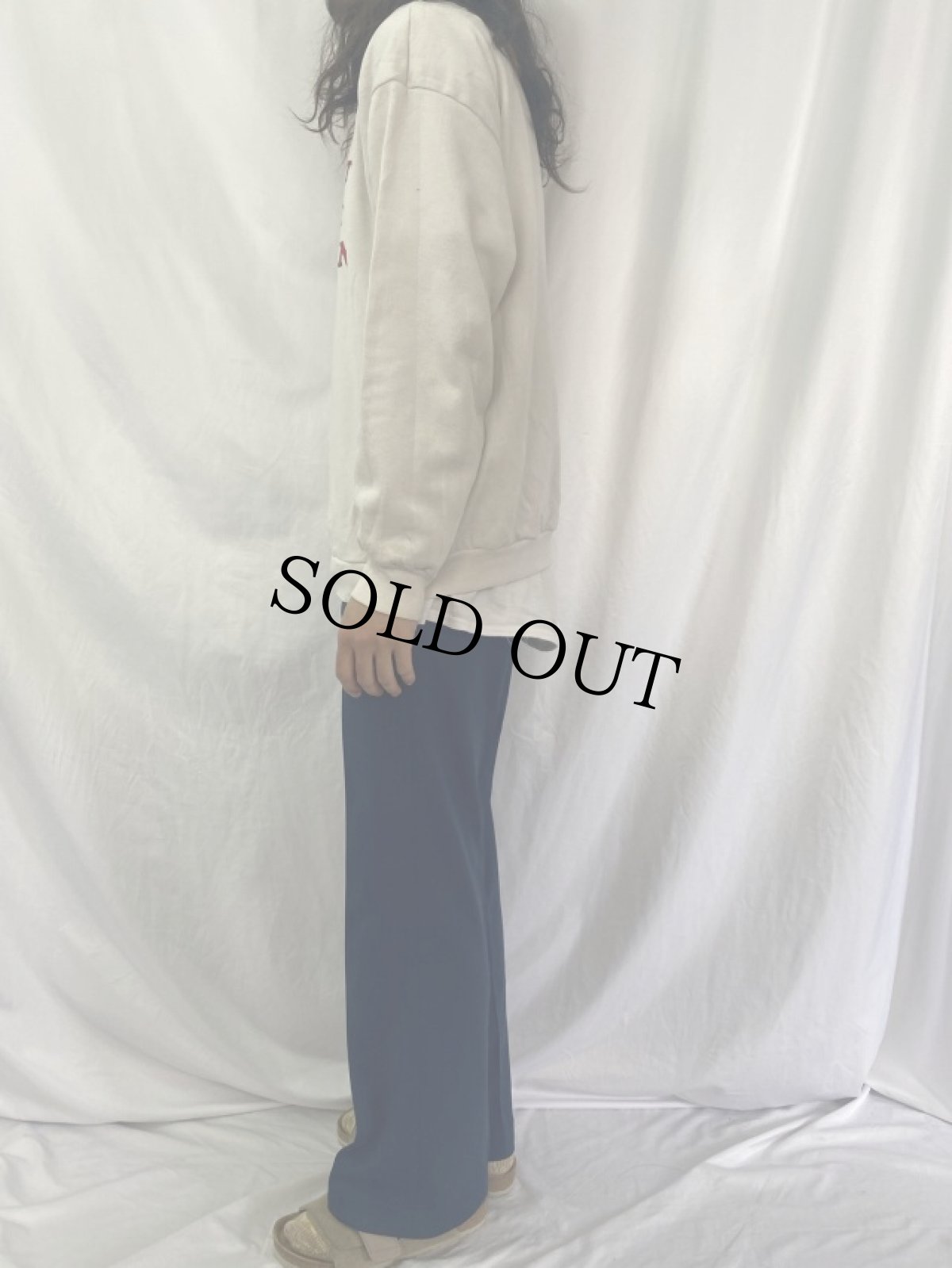 画像4: 90's Hanes USA製 "CARTHAGE" プリントスウェット XXL (4)