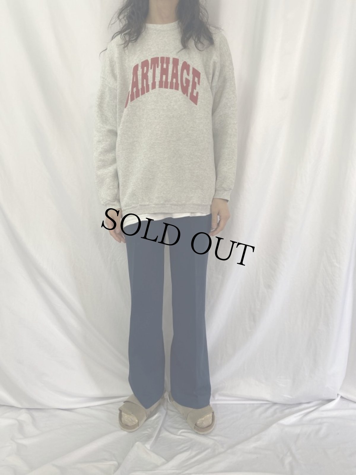 画像3: 90's Hanes USA製 "CARTHAGE" プリントスウェット XXL (3)