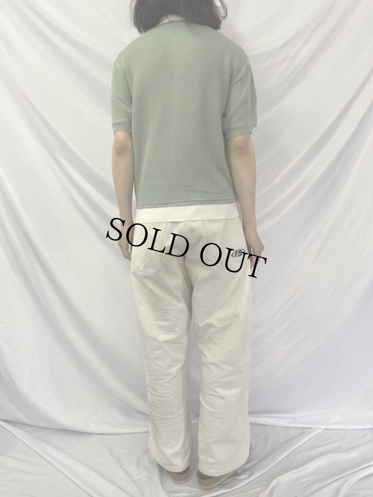 画像4: 70's PULITAN バンロンポロシャツ L (4)